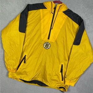Vintage 90s Boston bruins STARTER windbreaker jacket